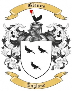 Glenne Family Crest from England