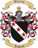 Glysson Family Crest from England