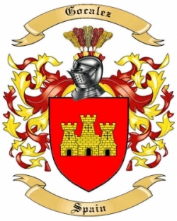 Gocalez Family Crest from Spain