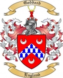 Goddard Family Crest from England