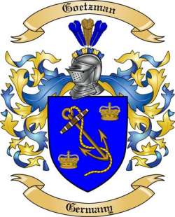 Goetzman Family Crest from Germany2