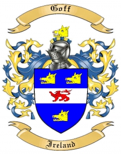 Goff Family Crest from Ireland