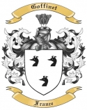 Goffinet Family Crest from France