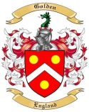 Golden Family Crest from England