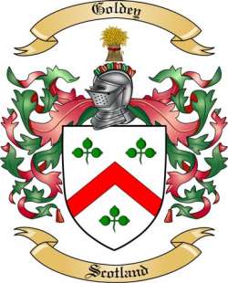 Goldey Family Crest from Scotland