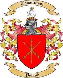 Gomolinski Family Crest from Poland
