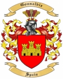 Gonsalviz Family Crest from Spain