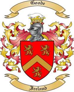 Goode Family Crest from Ireland