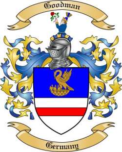 Goodman Family Crest from Germany