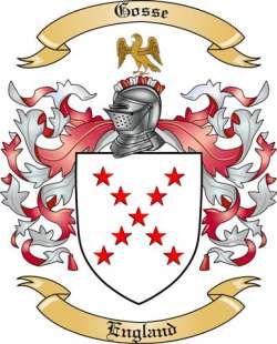 Gosse Family Crest from England