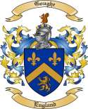Goughe Family Crest from England