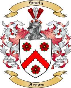 Gouin Family Crest from France2