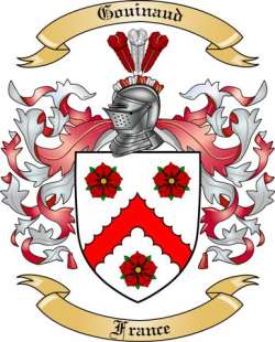 Gouinaud Family Crest from France2