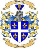 Gouing Family Crest from France