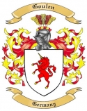 Goulen Family Crest from Germany
