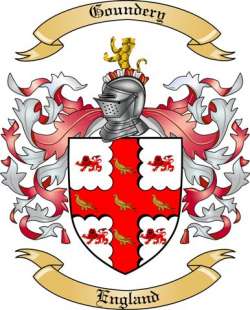 Goundery Family Crest from England