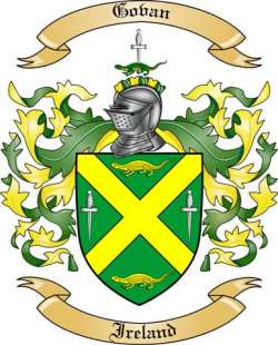 Govan Family Crest from Ireland
