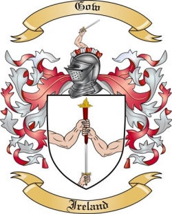 Gow Family Crest from Ireland