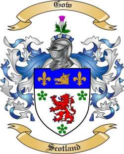 Gow Family Crest from Scotland