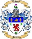 Gowans Family Crest from Scotland