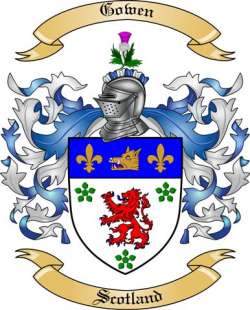 Gowen Family Crest from Scotland