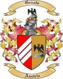 Graade Family Crest from Austria
