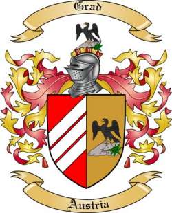 Grad Family Crest from Austria