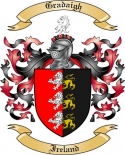 Gradaigh Family Crest from Ireland
