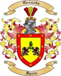 Granada Family Crest from Spain