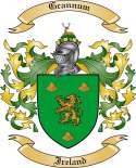 Grannum Family Crest from Ireland