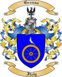 Grauso Family Crest from Italy