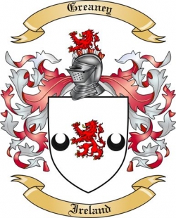 Greaney Family Crest from Ireland2