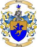 Greco Family Crest from Italy