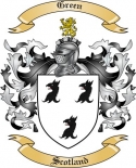 Green Family Crest from Scotland