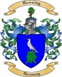 Greening Family Crest from Germany