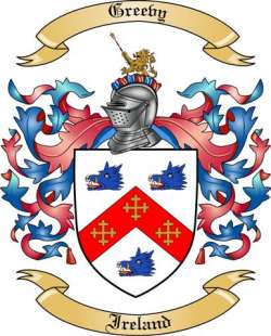 Greevy Family Crest from Ireland2