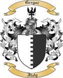 Gregor Family Crest from Italy