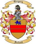 Gregory Family Crest from Ireland