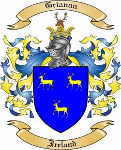 Grianan Family Crest from Ireland