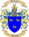 Grianan Family Crest from Ireland