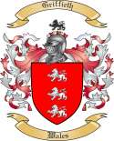 Griffieth Family Crest from Wales