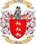 Griffith Family Crest from Wales