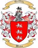 Griffits Family Crest from Wales