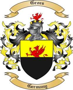 Groes Family Crest from Germany
