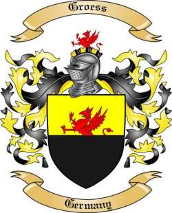 Groess Family Crest from Germany