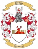 Grolle Family Crest from Germany