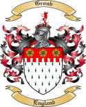 Groub Family Crest from England