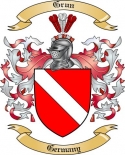 Grun Family Crest from Germany