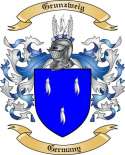 Grunzweig Family Crest from Germany