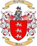 Gryffudd Family Crest from Wales